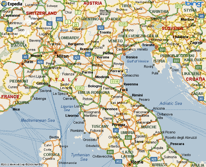 Карта франции италии с городами на русском
